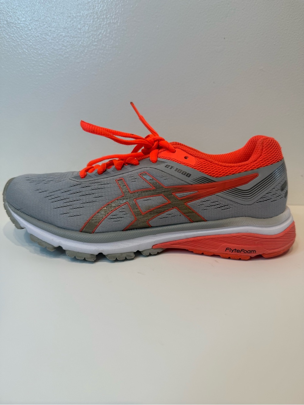 ASICS GT-1000 Women's Running Shoe - Gray & Orange